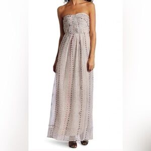 Twelfth Street by Cynthia Vincent 100% Silk Long Maxi Dress Gown Size 4